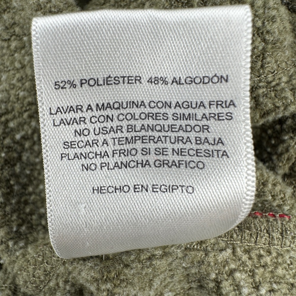 Levis Hoodie Mens Small Green Gray California Bear‎ Graphic Raglan Front Pocket - Picture 6 of 10